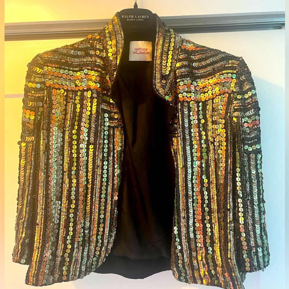 Matthew Williamson sequined bolero jacket